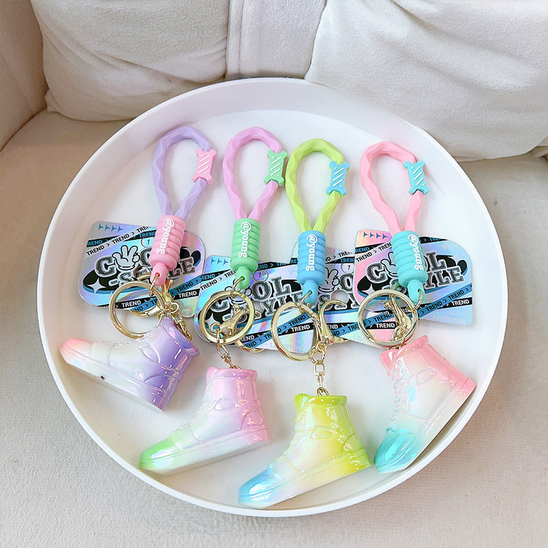 Wholesale Colorful Acrylic Shoe Keychain